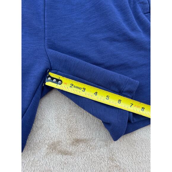Vineyard Vines Men's 7 Inch Knit Jetty Slub Shorts Men’s Size Medium Navy Sweats - Picture 7 of 7